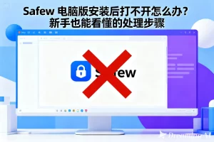 Safew电脑版安装后打不开怎么办？新手也能看懂的处理步骤？